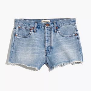 Madewell relaxed denim short sz 26 cedarcroft light blue wash